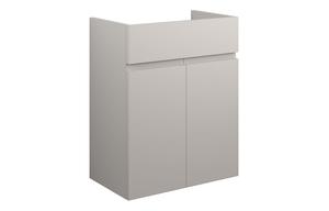 Clarence 500mm Standard Basin Unit - Matt Dove Grey (Grey Cab)